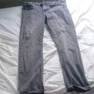 Stylish Gray Denim Jeans